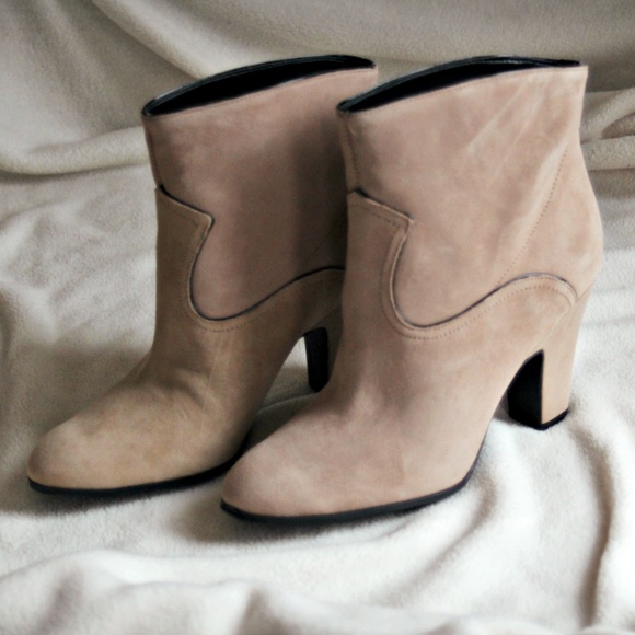 Nine West Shoes - NEW White Nude Ankle Booties